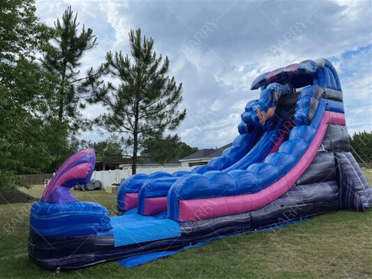 Scivolo Gonfiabile a Tema Sirena per Bambini per Gioco e Divertimento all'Aperto