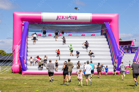 NL Large Inflatable Obstacle Course 5K Inflatable Obstacles Corsa di corsa
