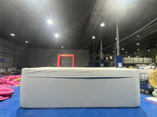 Piscina gonfiabile per bambini in tessuto DWF Drop Stitch rettangolare con copertura