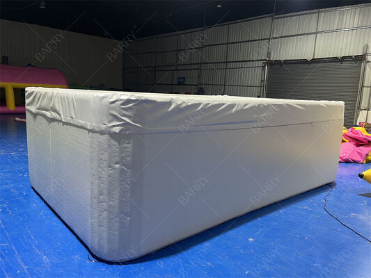 Piscina gonfiabile per bambini in tessuto DWF Drop Stitch rettangolare con copertura