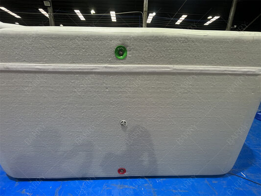 Piscina gonfiabile per bambini in tessuto DWF Drop Stitch rettangolare con copertura