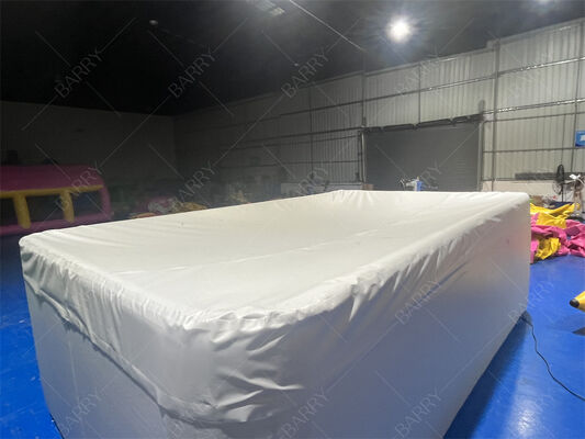 Piscina gonfiabile per bambini in tessuto DWF Drop Stitch rettangolare con copertura