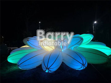 Prodotti gonfiabili di pubblicità della decorazione graziosa di illuminazione/catena di fiore gonfiabile del LED per la festa nuziale