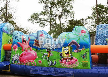 Camera gonfiabile di rimbalzo del cortile per l'ostacolo gonfiabile del bambino di Playland Spongebob