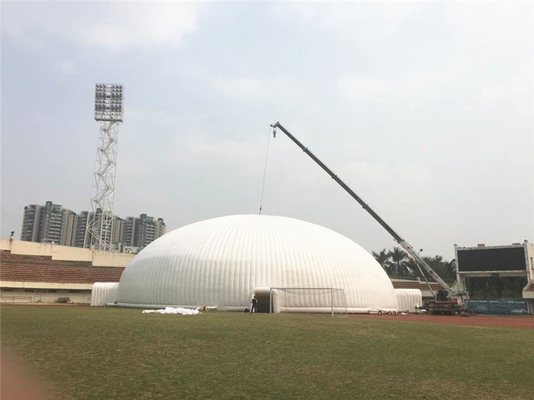 Diametro gonfiabile della tenda 10m della cupola gigante del PVC dell'OEM per aiuto in caso di catastrofe