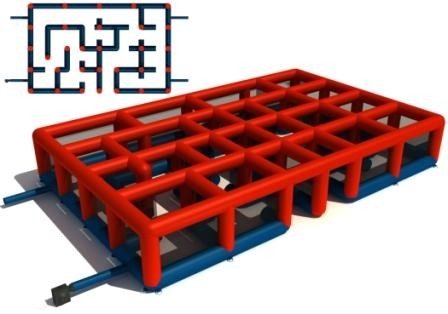 Gioco interattivo Maze With Full Digital Printing gonfiabile