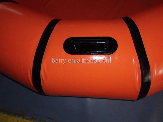 L'arancia portatile dello stagno di acqua del PVC di EN71 0.6mm scherza la piscina gonfiabile