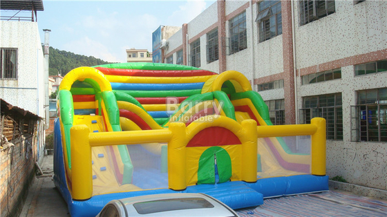Castelli rimbalzante del ODM Plato Inflatable Combo Outdoor Commercial