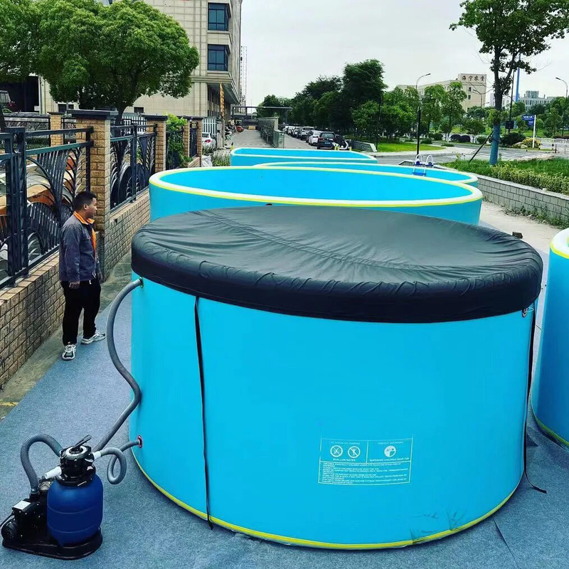 Piscine a cucitura portatile DWF sopra terra Piscina per bambini Piscina con copertura e pompa elettrica