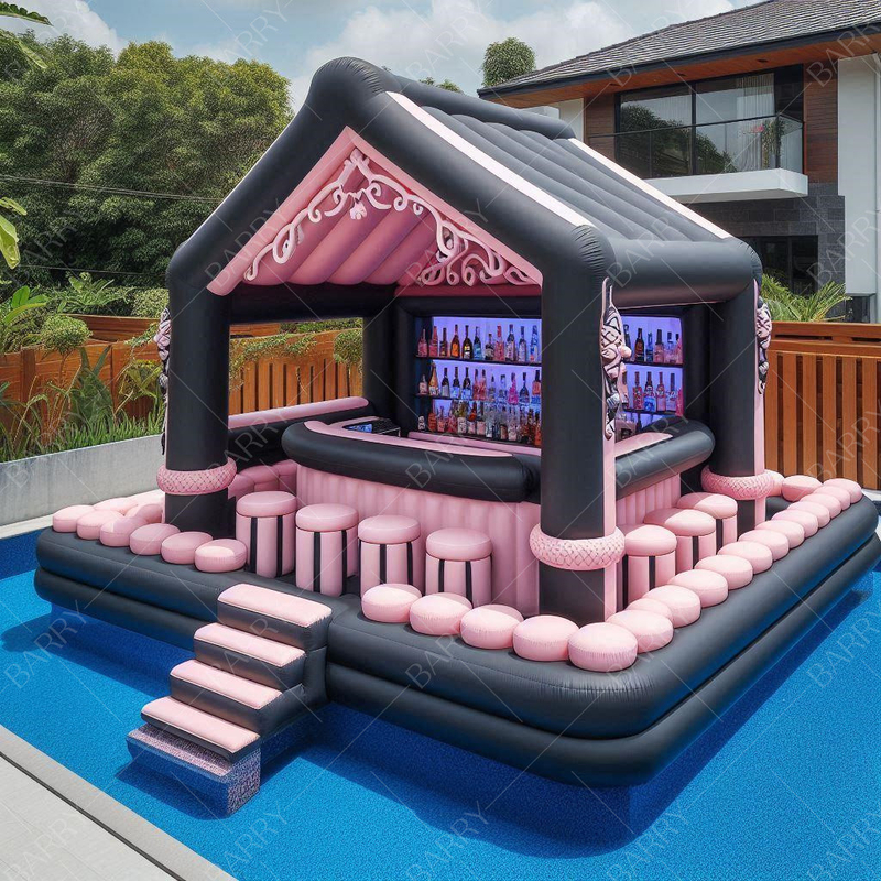Backyard Ultimate Party Spot Pool Bar gonfiabile per feste private Bar gonfiabile per piscina per il cortile