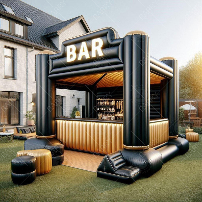 Grande design superiore gonfiabile Nuovo Bar Piattaforma di svago Bar di festa gonfiabile 2024 Nuovo design piscina acquatica Pub