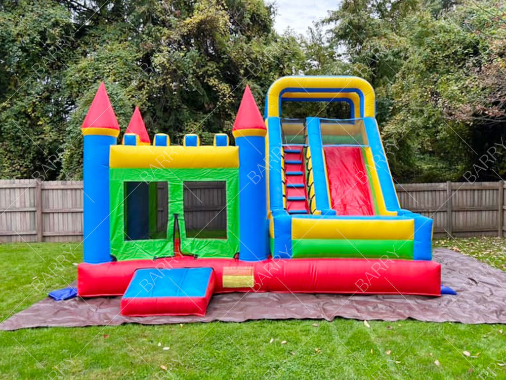 Tematica personalizzata PVC gonfiabile Tarpaulin Combo Castello Slide Bouncy Castello per bambini