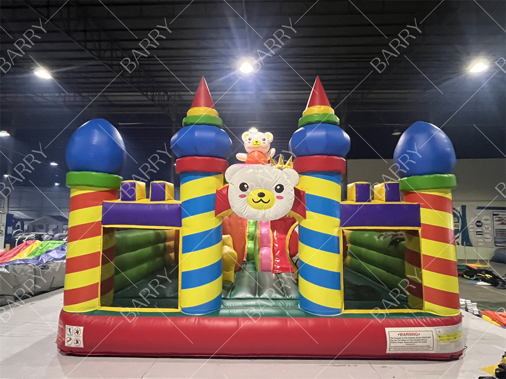 Commercial Circus Clown Inflatable Bounce House Colorful Indoor Outdoor Kids Playground Inflatable Castle
