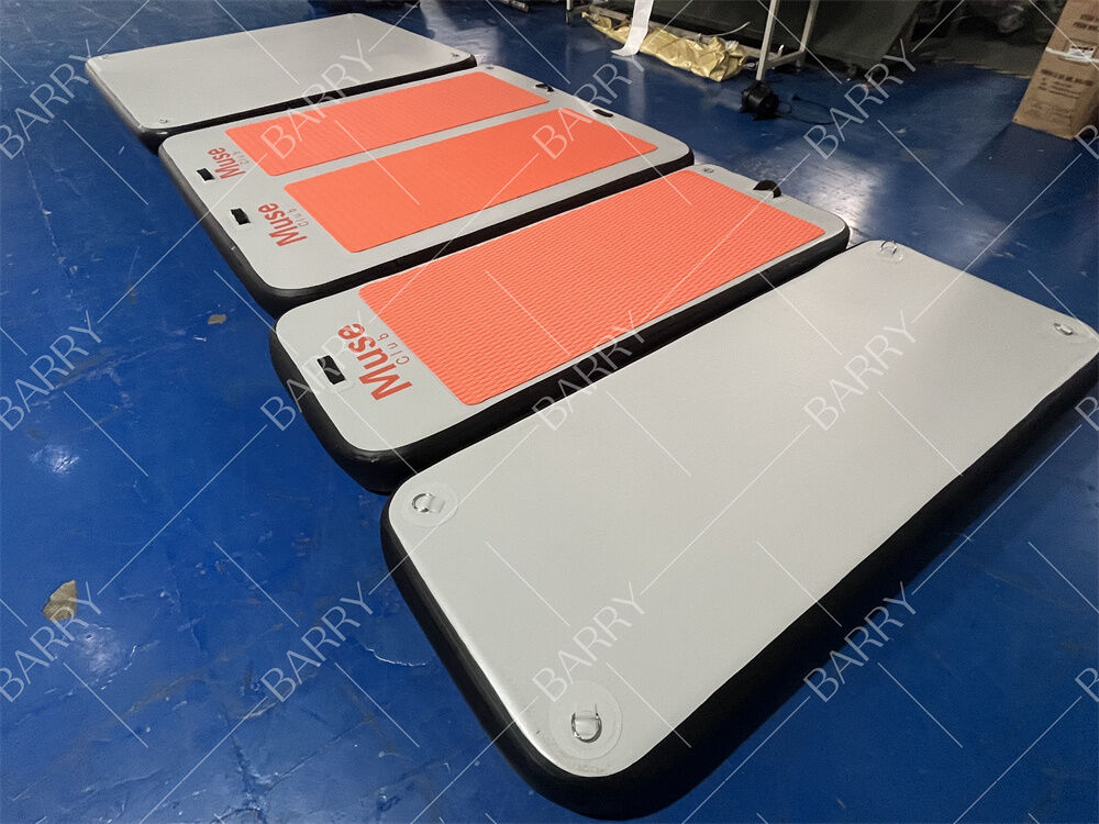 DWF Floating Pilates Mats Inflatable Water Yoga Mat Aqua Physical Floating Swimming Pool Mat