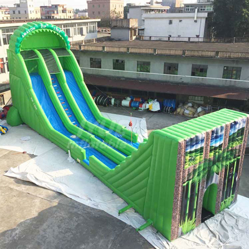 Linea gonfiabile alta dello zip del campo da giuoco dell'attrezzatura del gioco gonfiabile commerciale di sport per i bambini e l'adulto