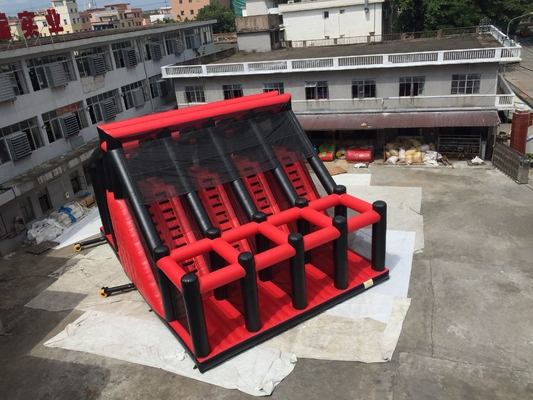 Trampolino gonfiabile dei buttafuori del castello della tela cerata che salta combinato gonfiabile del campo da giuoco