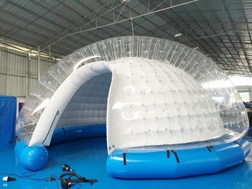 Tela cerata bianca del PVC della tenda gonfiabile trasparente della bolla dei semi/tenda gonfiabile dell'iarda