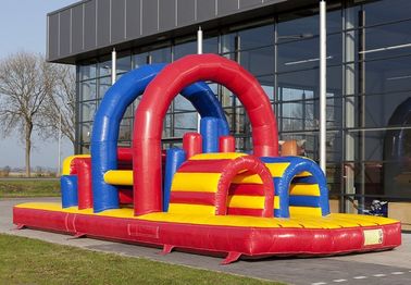 corsa ad ostacoli gonfiabile della tela cerata del PVC di 0.55mm con l'aeratore