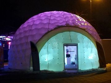 Tenda gonfiabile all'aperto di Costomized con illuminazione principale/la stampa della cupola gonfiabile della cabina