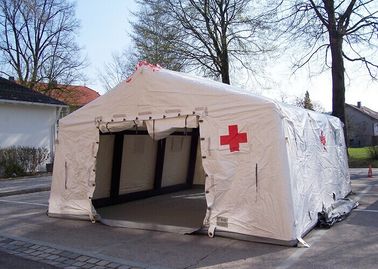 Tela cerata medica gonfiabile del PVC della tenda 0.65mm dell'esercito stretto dell'aria di Removeble