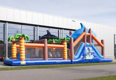 Corso gonfiabile 17.5*3.8*5m di Obstcale funzionato avventura impermeabile