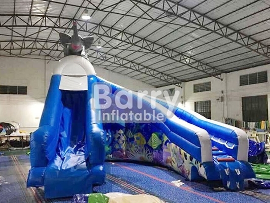 Gli acquascivoli gonfiabili dell'elefante per la piscina personalizzano il logo