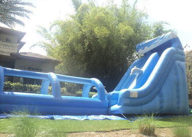 scivolo gonfiabile all'aperto alto di 21FT e scorrevole lungo di slittamento N di 32ft gonfiabile/Wave con lo stagno
