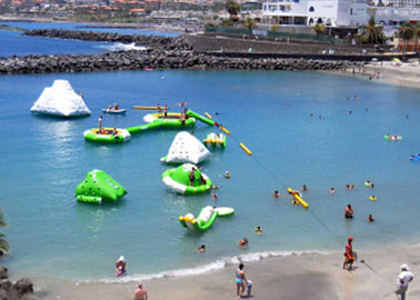 Parco di galleggiamento gonfiabile dell'acqua del mare, ultimo parco commerciale dello scivolo gonfiabile