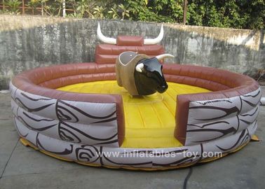 Toro meccanico di guida di sport dei bambini gonfiabili commerciali dei giochi