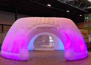 Logo che stampa tenda gonfiabile con la luce del LED, tenda di allungamento per l'evento gigante