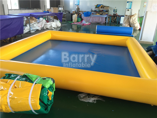 Altezza portatile dello stagno di acqua di esplosione gialla e blu di colore 65cm
