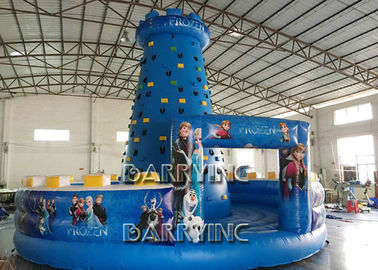 Tipo rampicante gonfiabile arena della parete congelato bambini blu di sport gonfiabile materiale del PVC