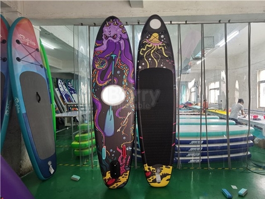 Colore porpora del bordo del SUP di EVA Touring Inflatable del punto di goccia