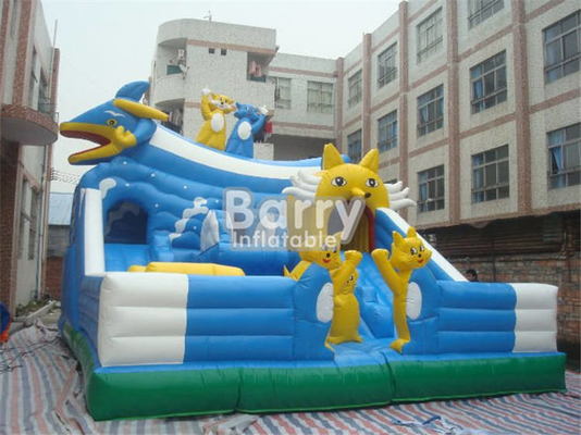 Castello di salto combinato 6mL*5mW*3mH dei buttafuori gonfiabili di divertimento di divertimento