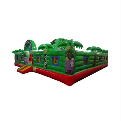 corsa ad ostacoli gonfiabile del PVC di 0.55mm Jumper Bounce House Amusement Park