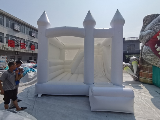 buttafuori gonfiabili di nozze dei castelli di 5x4m del bambino dell'impresa bianca rimbalzante commerciale di rimbalzo