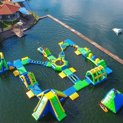 PVC che fa galleggiare UV di Aqua Park Floating Obstacle Course del parco gonfiabile dell'acqua anti