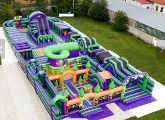Corsa ad ostacoli insana pazza di divertimento dei buttafuori 5k di corsa ad ostacoli del PVC EN71
