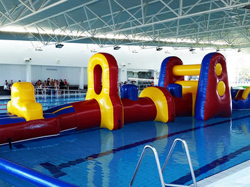 Corsa ad ostacoli commerciale di esplosione dello scivolo gonfiabile/acqua di divertimento dell'acqua per la piscina