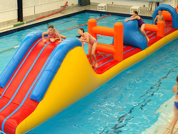 corsa ad ostacoli gonfiabile dell'acqua del parco gonfiabile dell'acqua del PVC di 0.9mm per i bambini