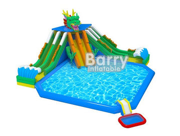 Acqua gonfiabile all'aperto del campo da giuoco divertimento gonfiabile dell'acqua parcheggiano/3 scorrevoli per i bambini