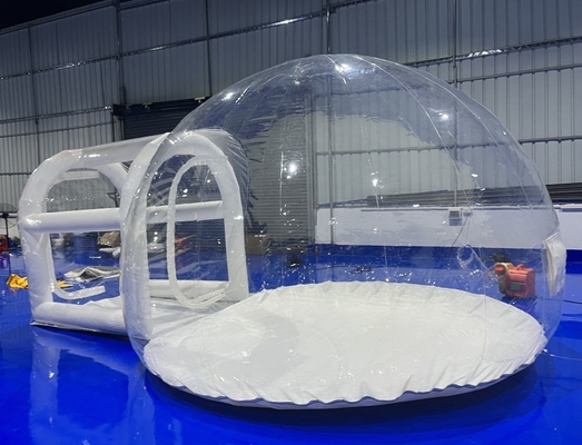 Tenda da campeggio gonfiabile trasparente in PVC da 1 mm Stampa digitale