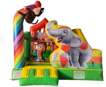 il salto commerciale del PVC di 0.55mm fortifica gli animali Jumper Inflatable Castle