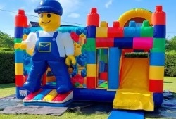 Parco di divertimenti Bounce House Giochi Blocco Festa Combinazione gonfiabile