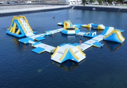 Parco scivolo idraulico gonfiabile Blow Up Parco idraulico BS7837