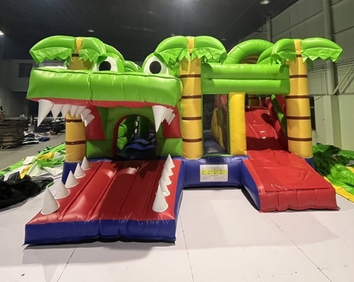 Casa a rimbalzo residenziale resistente al fuoco Inflatabili Castello per bambini