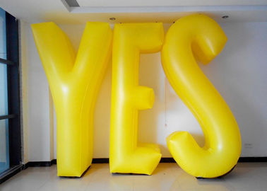 Logo gonfiabile gigante delle lettere di pubblicità del panno gonfiabile all'aperto dei prodotti 3d Oxford