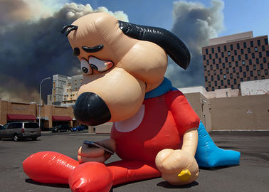 Personaggi dei cartoni animati gonfiabili materiali del PVC del gigante 0.5mm per annunciare