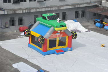 Camera gonfiabile divertente di rimbalzo dell'automobile/camion della costruzione del castello rimbalzante gigante commerciale