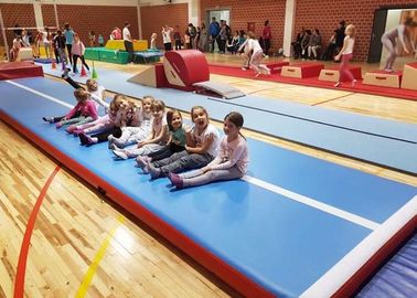 Stuoia gonfiabile all'aperto di ginnastica della pista di aria/stuoia di rimbalzo gonfiabile su misura